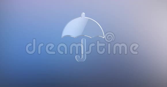 伞玻璃3d图标视频的预览图
