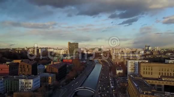 莫斯科的鸟瞰图视频的预览图