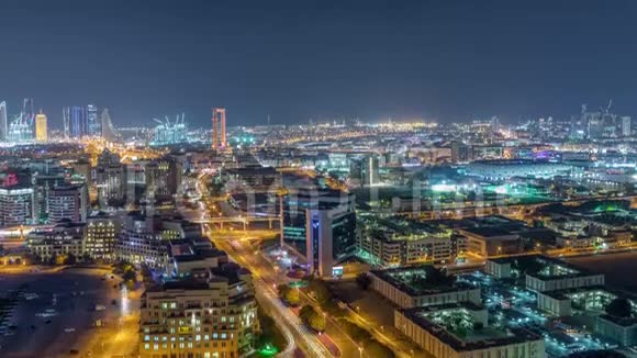 阿联酋迪拜豪华城市新现代建筑景观视频的预览图