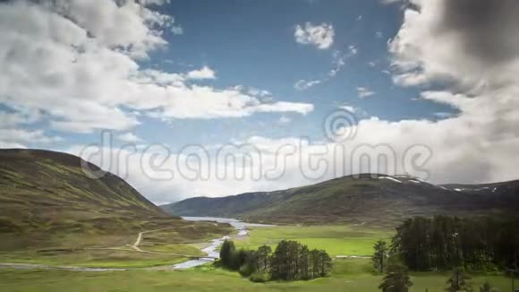 苏格兰野马的时间推移视频的预览图