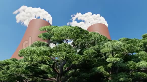 核电站工业和能源视频的预览图