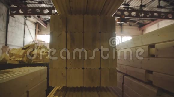 大型机库用于木材生产线木材厂视频的预览图