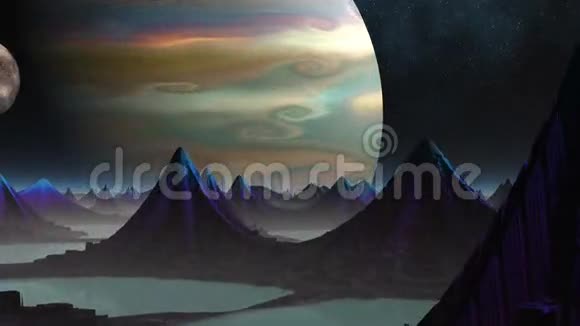 外星人之城和两颗行星视频的预览图