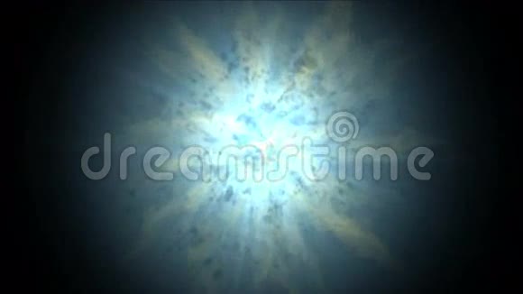 抽象功率爆炸能量晕火射线激光涡旋球背景视频的预览图