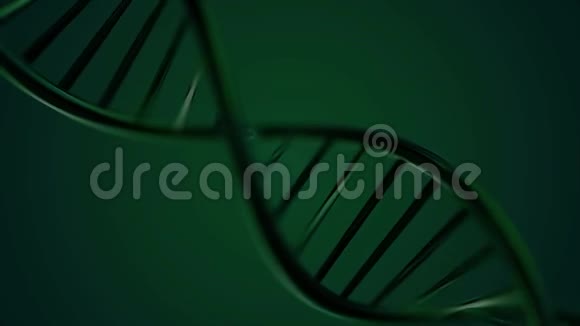 美丽的背景上的DNA分子DNA模型视频的预览图