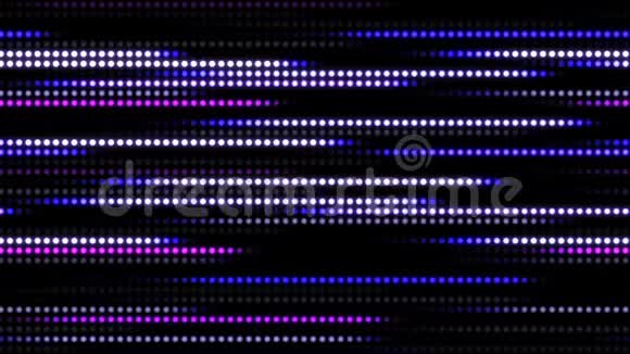 抽象技术背景与动画慢动作的轻条纹点圈蓝粉红视频的预览图
