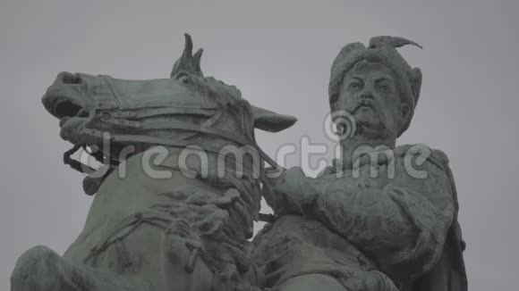 博格丹赫梅尔尼茨基纪念碑基辅乌克兰视频的预览图