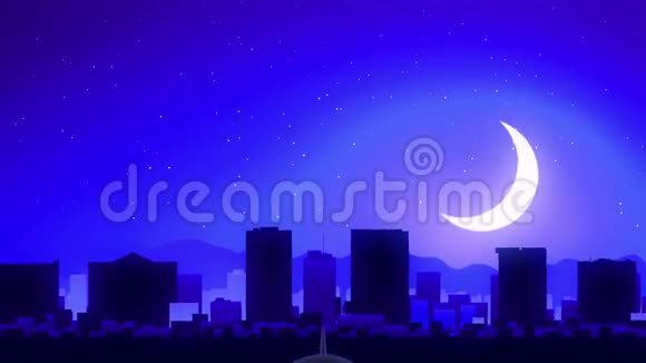 美国德克萨斯州埃尔帕索美国飞机起飞月夜蓝天线旅行视频的预览图