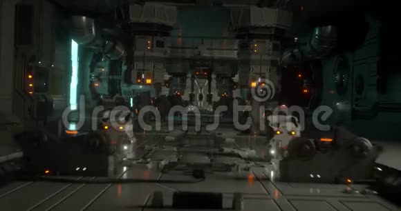 科幻飞船里面的动画视频的预览图