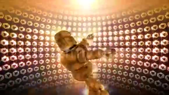 闪亮的迪斯科机器人舞蹈视频的预览图