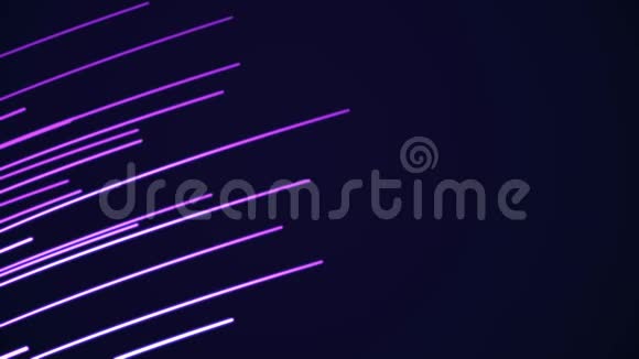 美丽的光光子运行快速的颜色发光线条的循环动画美丽的霓虹线速度视频的预览图