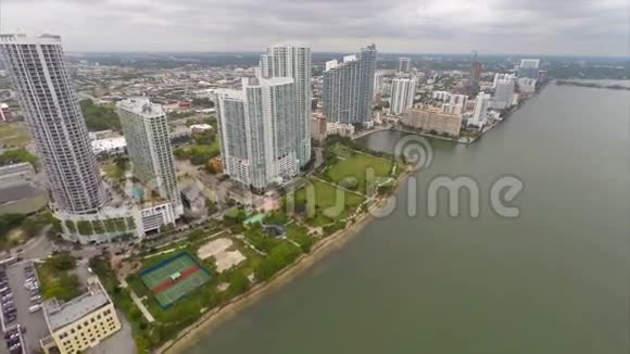 空中视频北海湾大道迈阿密视频的预览图