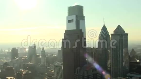 费城的空中射击视频的预览图