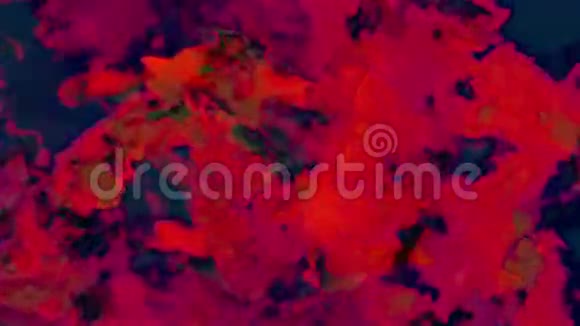 红色音调粒子的全局动画循环视频的预览图