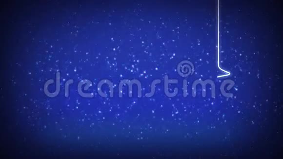 4K星上的灯泡发光线视频的预览图