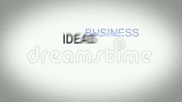 创新商业理念用文字来表达视频的预览图