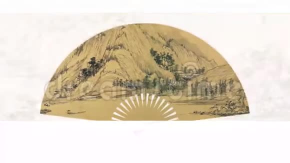 中国传统水墨画视频动画视频的预览图