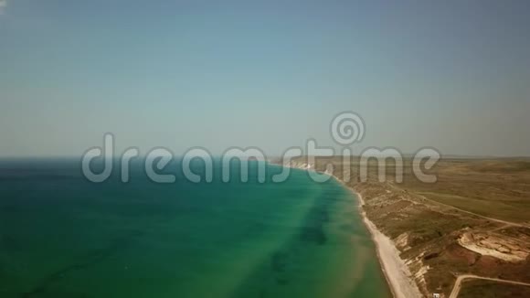 克拉斯诺达尔地区的黑海海岸线视频的预览图