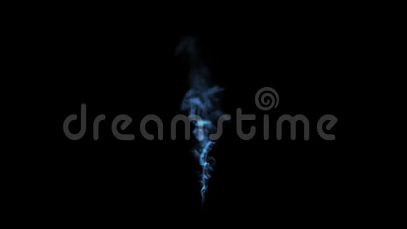 蓝烟蒸汽云循环图形元件视频的预览图