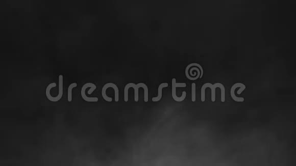 烟雾纹理超过空白黑色背景视频的预览图