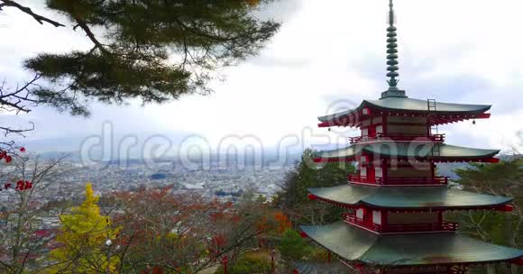 太山的时间流逝日本秋色富士视频的预览图