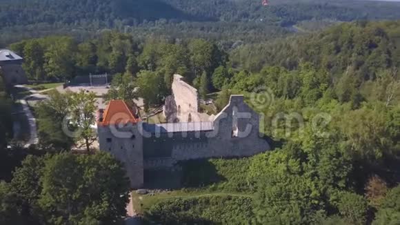 西古达新城堡鸟瞰图视频的预览图