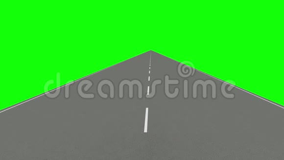 绿色背景上的道路环路视频的预览图