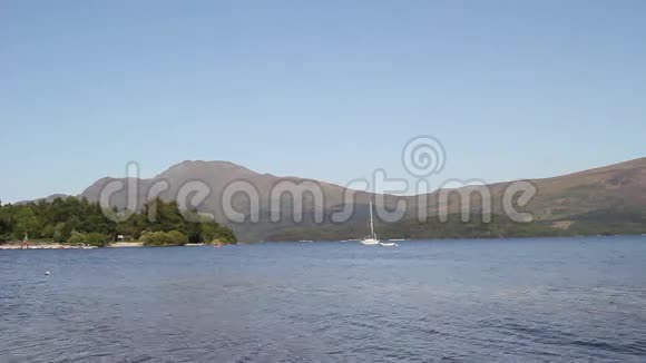 伦敦洛蒙德湖苏格兰英国高清镜头视频的预览图