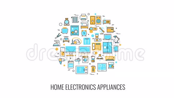 家用电器和电子设备会徽动画视频的预览图