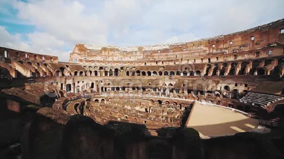 意大利罗马古斗兽场遗址视频的预览图