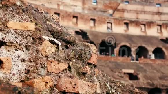意大利罗马古斗兽场遗址视频的预览图