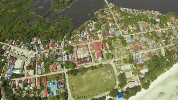 鸟瞰巴布拉西奥城安达博霍尔视频的预览图