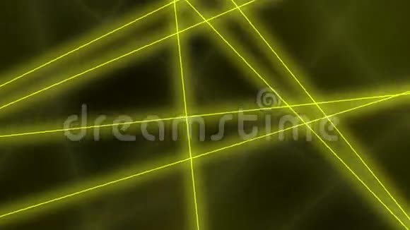 抽象的黄色线条交叉视频的预览图
