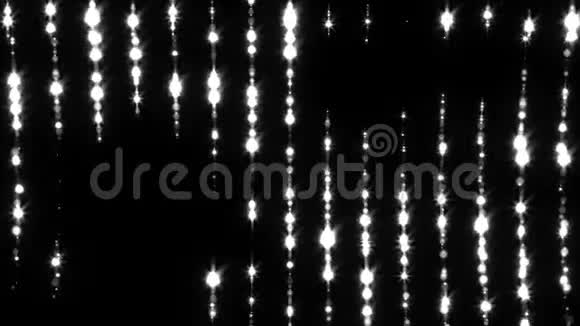 一排排带有随机开关的闪光LED灯计算机生成的背景三维渲染视频的预览图