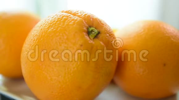 农场里的新鲜橘子视频的预览图