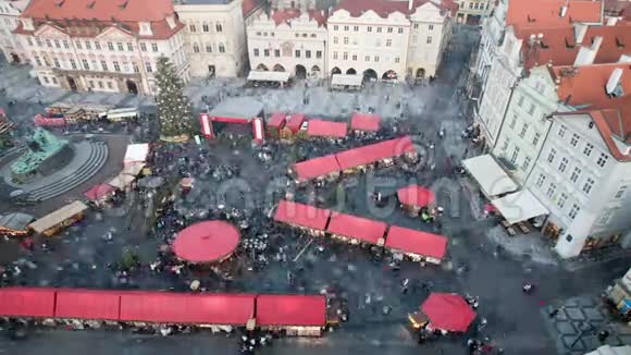 布拉格的圣诞市场视频的预览图