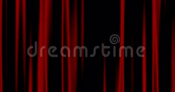 无缝循环抽象背景红色窗帘视频的预览图