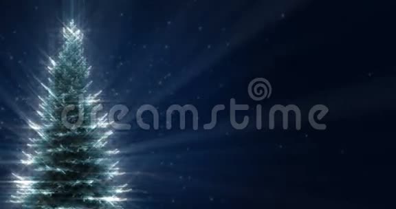 闪亮的圣诞树视频的预览图