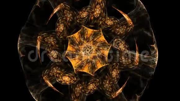 抽象曼陀罗神圣几何种子花的生命莲花隔离宗教哲学灵性神秘神圣几何学视频的预览图