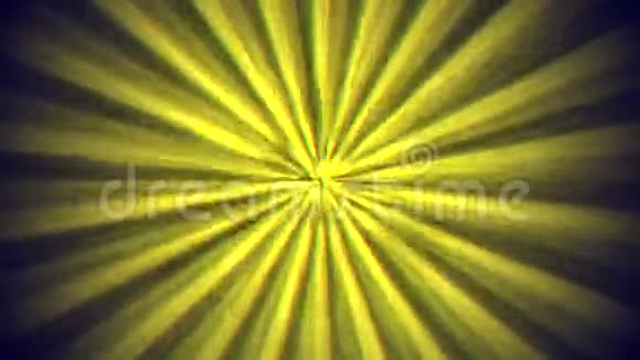 带有80年代风格噪音的抽象运动黄线循环动画复古背景视频的预览图