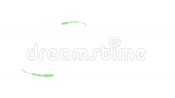 绿色流体正在形成一个圆圈反式液体视频的预览图