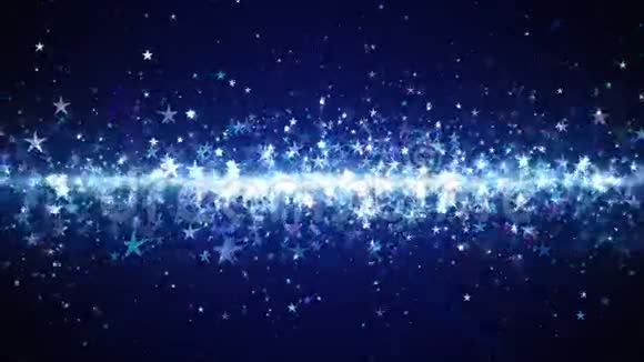 跳跃的星星闪烁视频的预览图