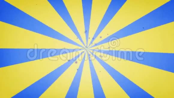 蓝色和黄色的太阳光视频的预览图