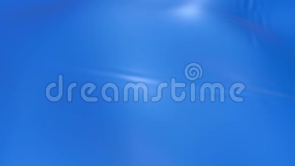 波状蓝布表面的4K三维动画形成涟漪如在流体表面或褶皱如在组织蓝色视频的预览图