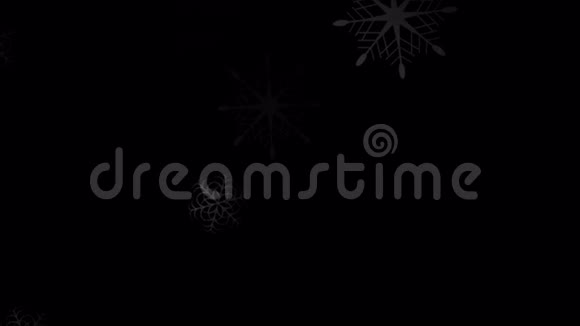 抽象黑暗圣诞动画背景视频的预览图