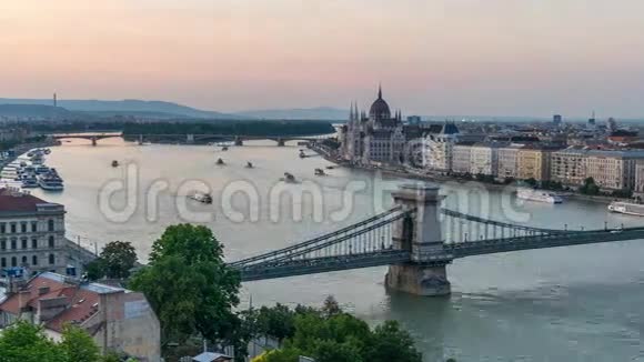 布达佩斯城市天际线视频的预览图
