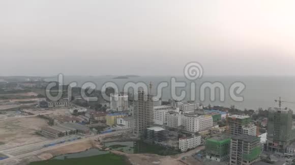 柬埔寨西哈努克市无人机4K视频的预览图