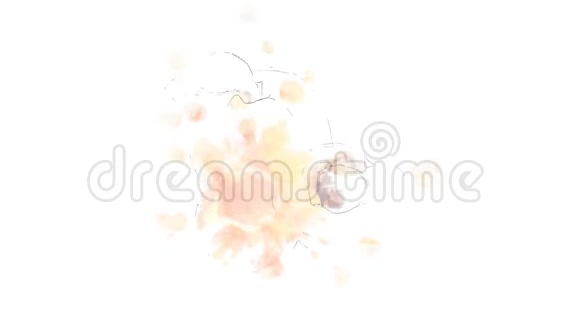 阿尔法频道的杏子动画视频的预览图