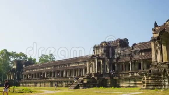柬埔寨吴哥窟寺庙视频的预览图