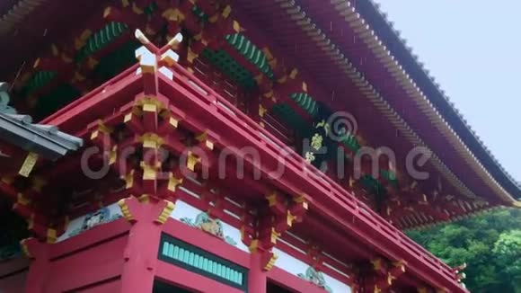 东京内祖金甲神社著名的红门径视频的预览图